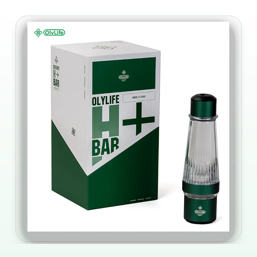 OlyLife H+ Bar bottle and box