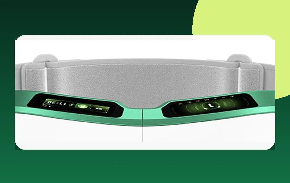 OlyLife Shaken Massager dual screen interface detail