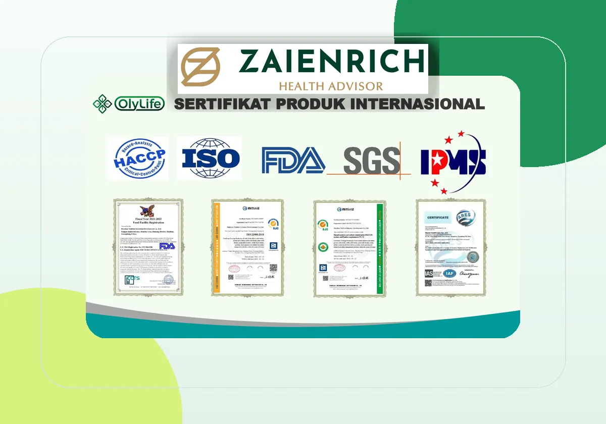 Zaienrich Health Advisor dan OlyLife Nusantara
